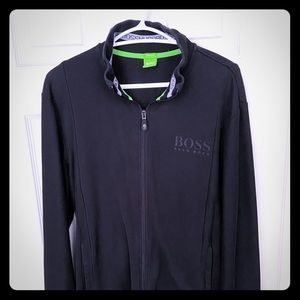 Men’s HUGO BOSS zip up sweater size LARGE
